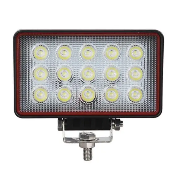 45W Rectangular LED Work Light – Flood Beam, Red Line Series