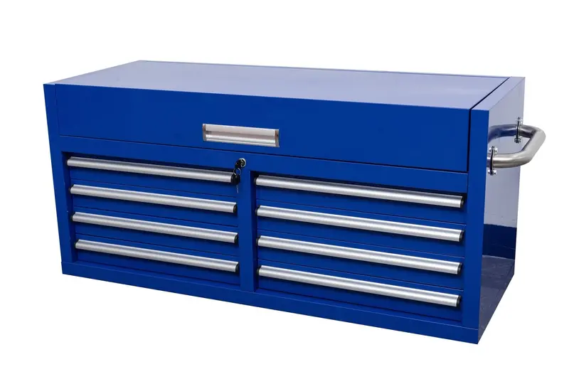 46-Inch 8-Drawer Steel Upper Tool Chest – Industrial Workshop Storage Cabinet