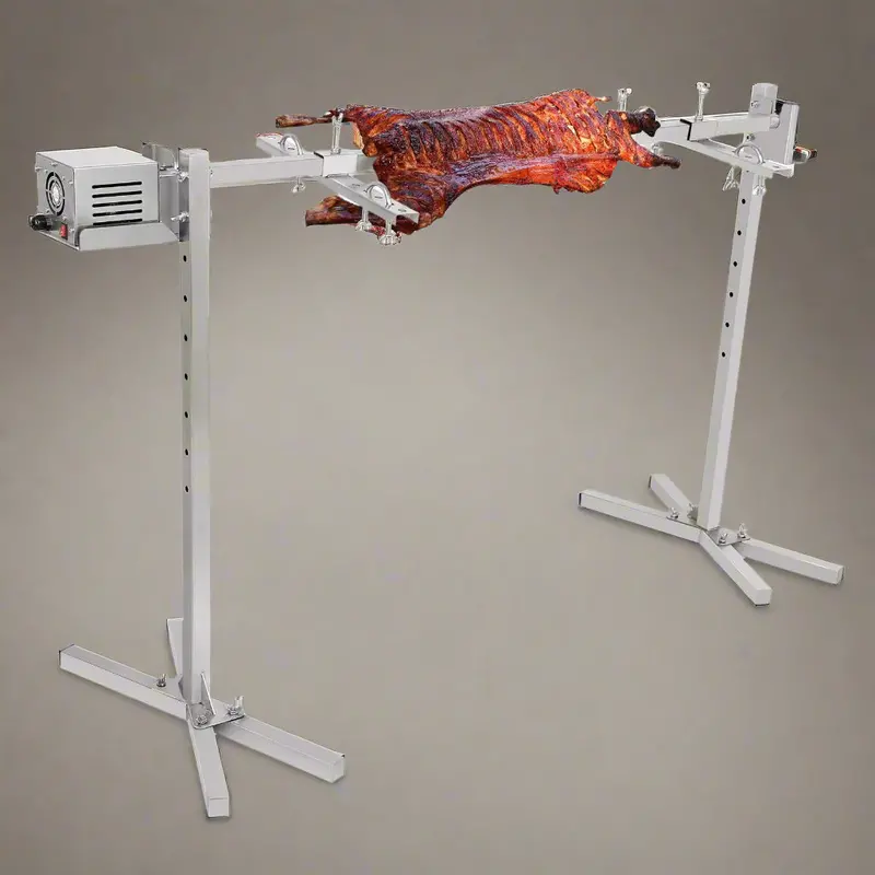 46-Inch Motorized BBQ Rotisserie Kit – Electric Outdoor Grill Attachment | Model 632024