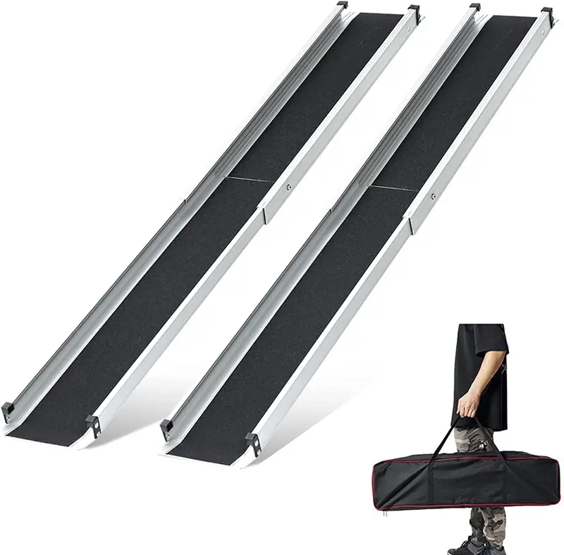 5-Foot Aluminum Portable Ramp – Lightweight Wheelchair & Mobility Access Ramp