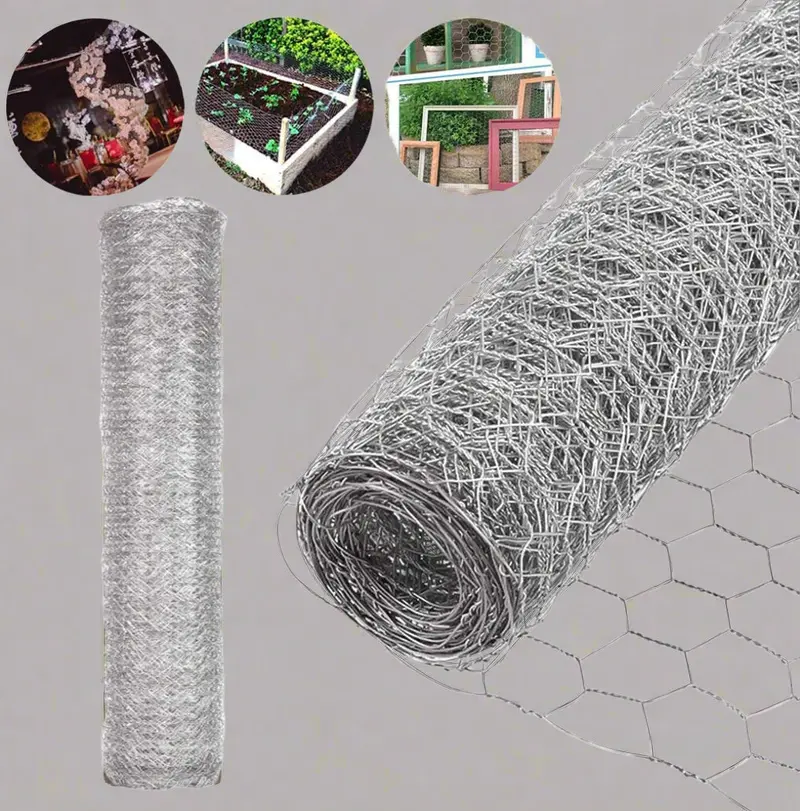 5-Foot by 100-Foot Chicken Wire Roll – 20-Gauge Galvanized Steel with 2-Inch Hexagonal Mesh (SKU: 320635)