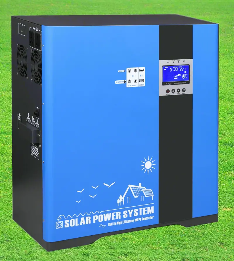 5 kW Portable Solar Lithium Power Generator – All-in-One Off-Grid Energy System with Integrated Inverter