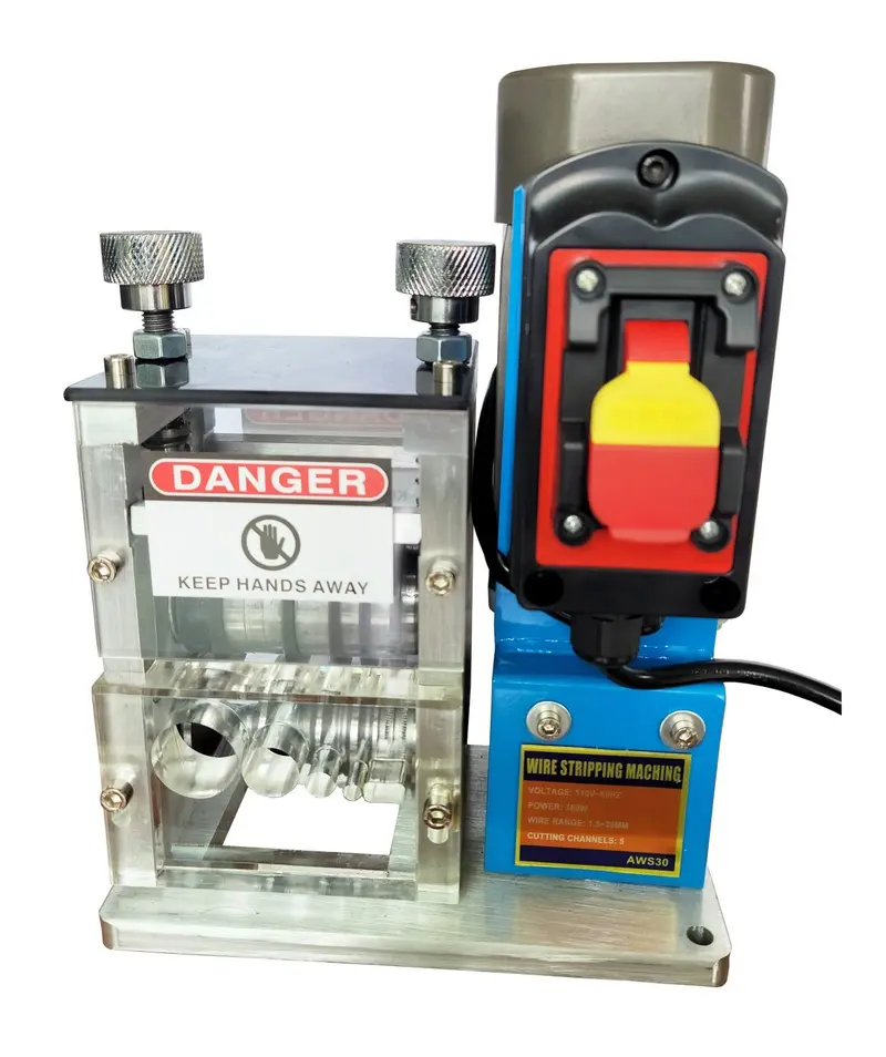 5-Port Manual Wire Stripping Machine – Portable Copper Cable Recycler for Scrap Metal Processing – AWS30