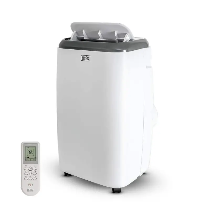5000 BTU Portable Air Conditioner – 350 sq ft Cooling, Dehumidifier & Remote – White
