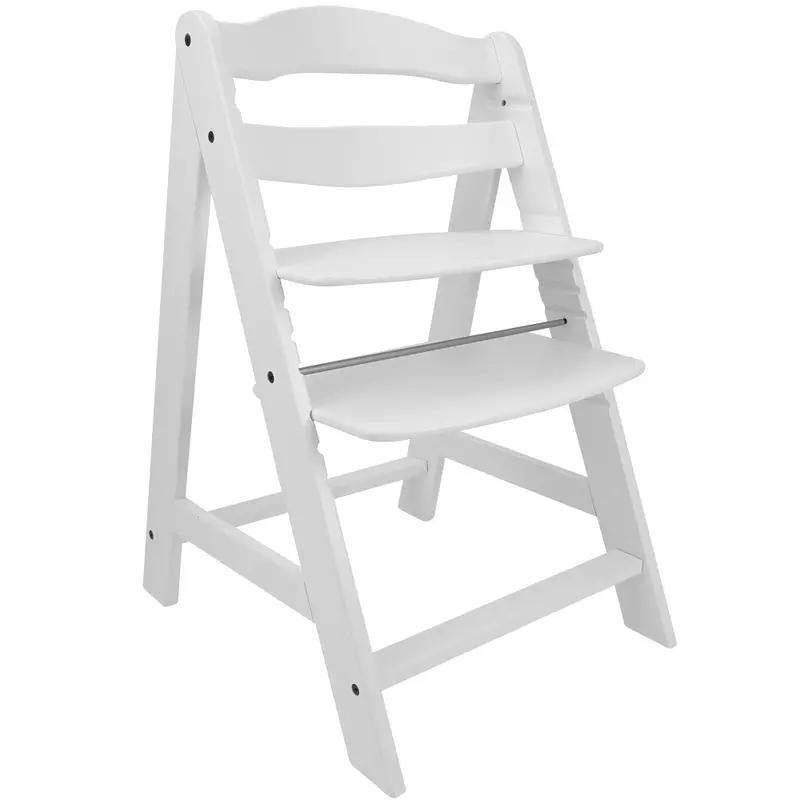509 Sky White Adjustable Children’s Chair – Sturdy Beechwood Learning Seat