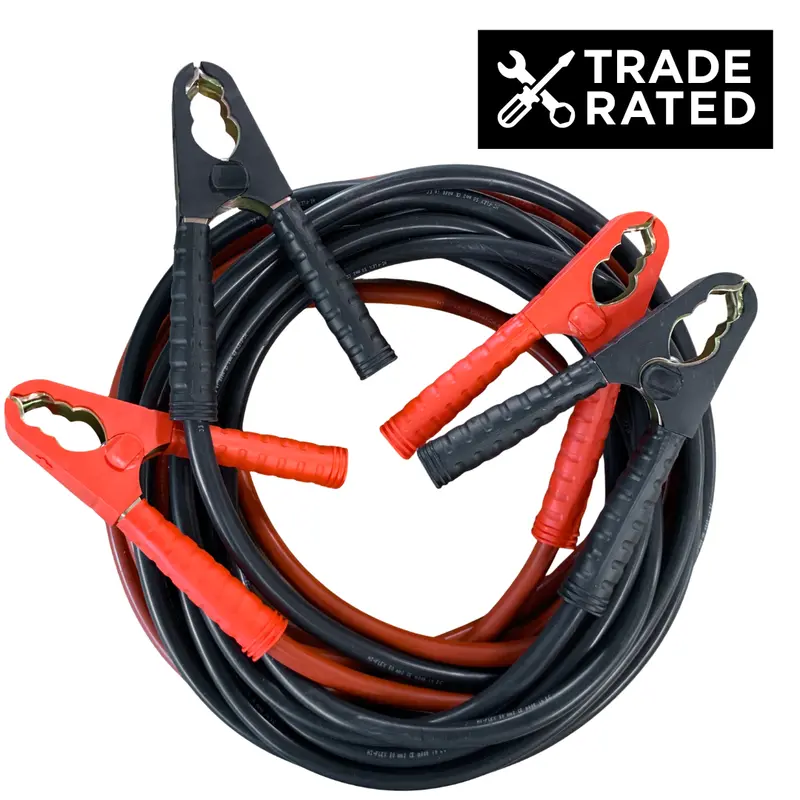 50mm² Industrial-Grade Jump Leads – Reinforced Bolt-and-Crimp Design