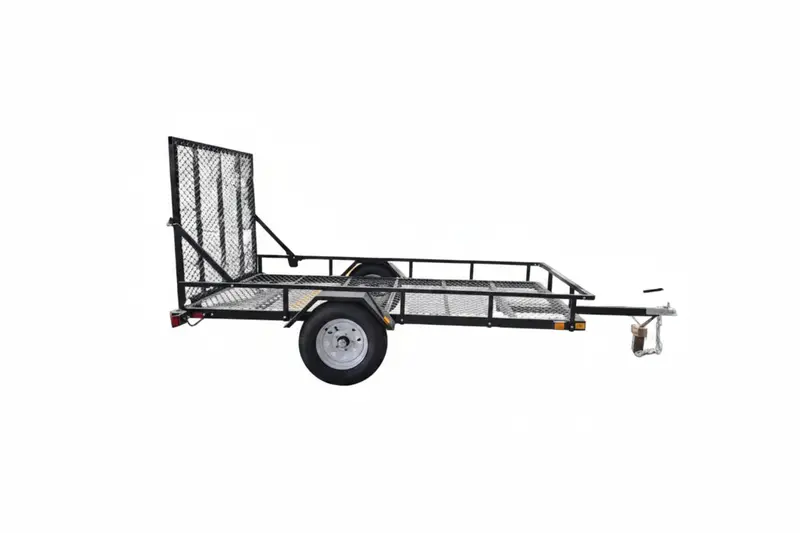 5×10 ATV Utility Trailer – Mesh Floor, Rear Gate, and 1980 lb GVWR Steel Build