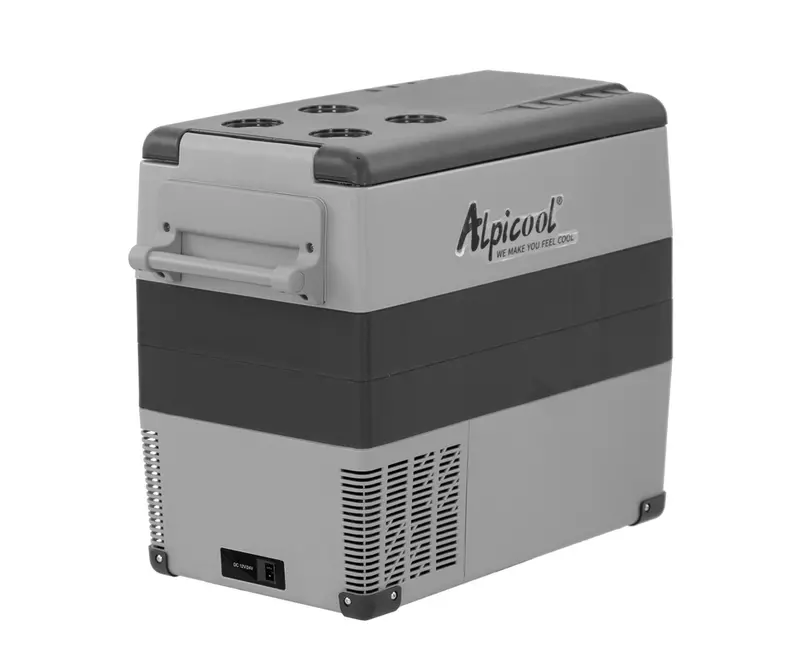 55-Quart Dual-Zone Portable Mini Fridge and Freezer – Compact 12V/110V Electric Cooler for Cars, Campers, and Travel – 730CF55