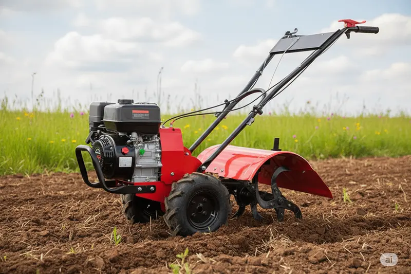 6.5 HP Self-Propelled Garden Tiller – 212cc Engine, 19-Inch Working Width, 14-Inch Tilling Depth (ET2021)