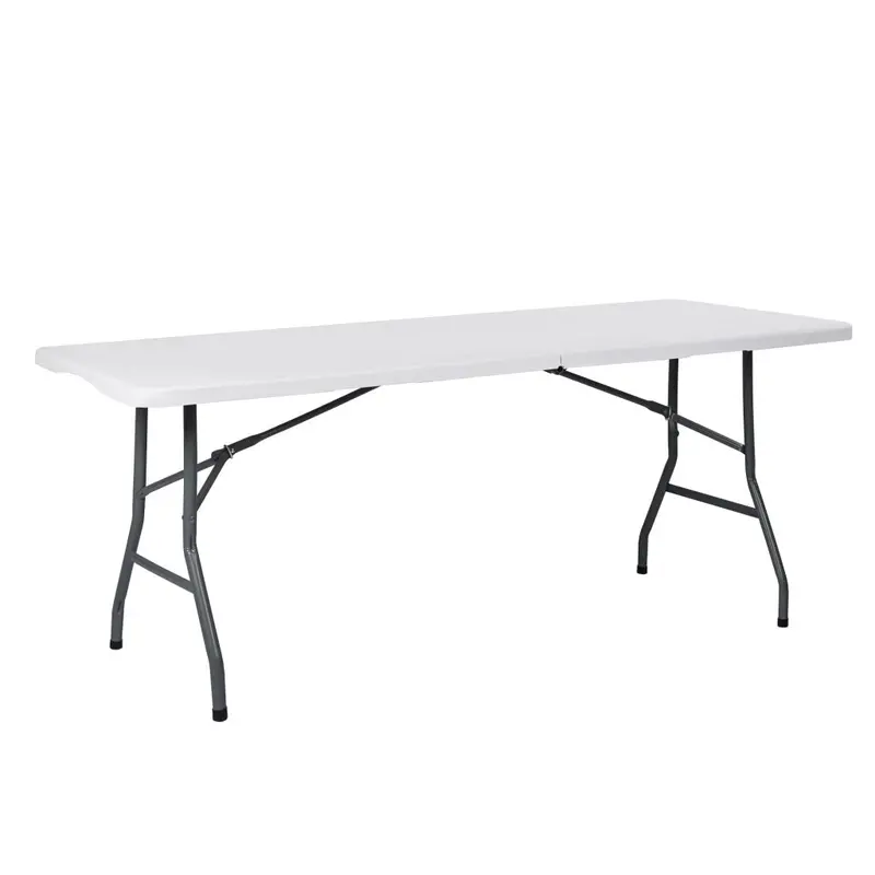 6-Foot Heavy-Duty Bi-Fold Folding Table – Portable Indoor/Outdoor Use (AMPCT1807)