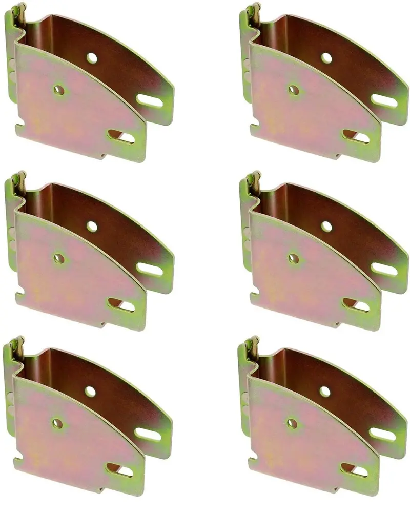 6-Pack E-Track Wood Beam Socket Brackets – Heavy-Duty Cargo Securing System for Trailers