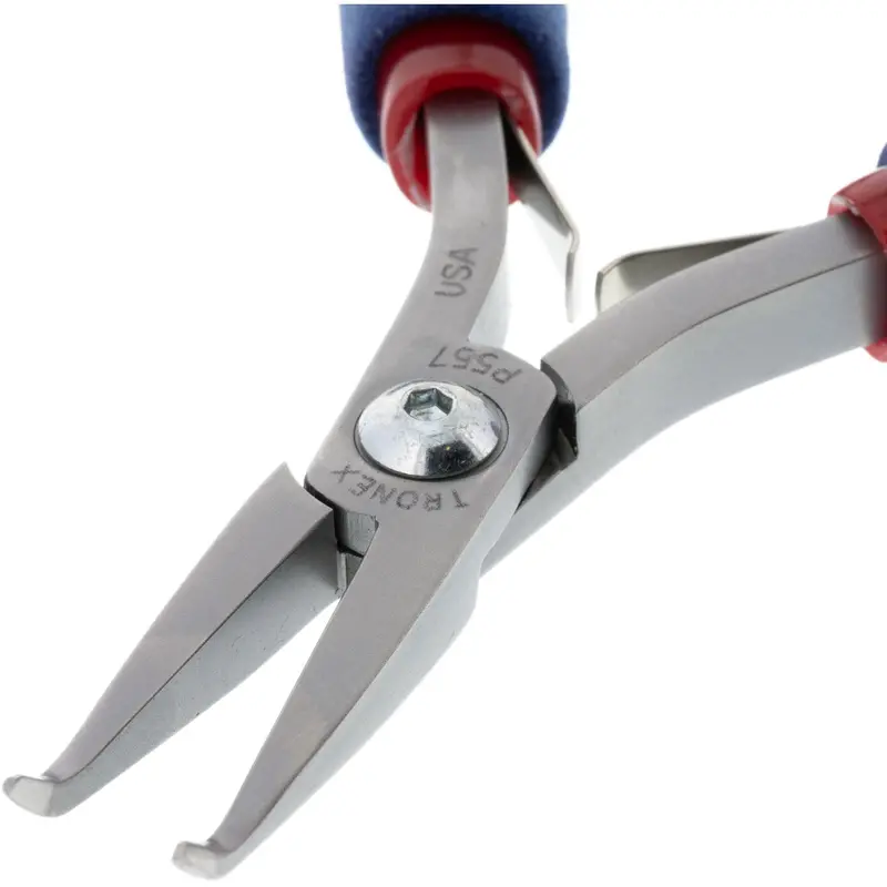 60° Bent-Nose Pliers with Extra-Fine Precision Tips (P557/P757)