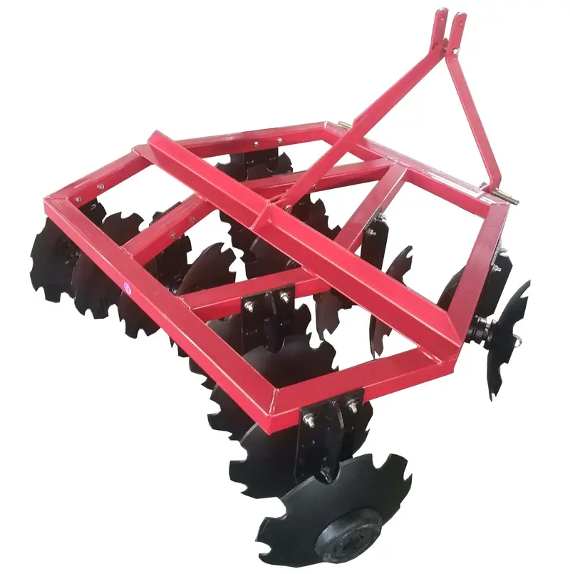 60-Inch 3-Point Disc Harrow with 16-Inch Blades and Greasable Bearings – Designed for Category 1 Tractors