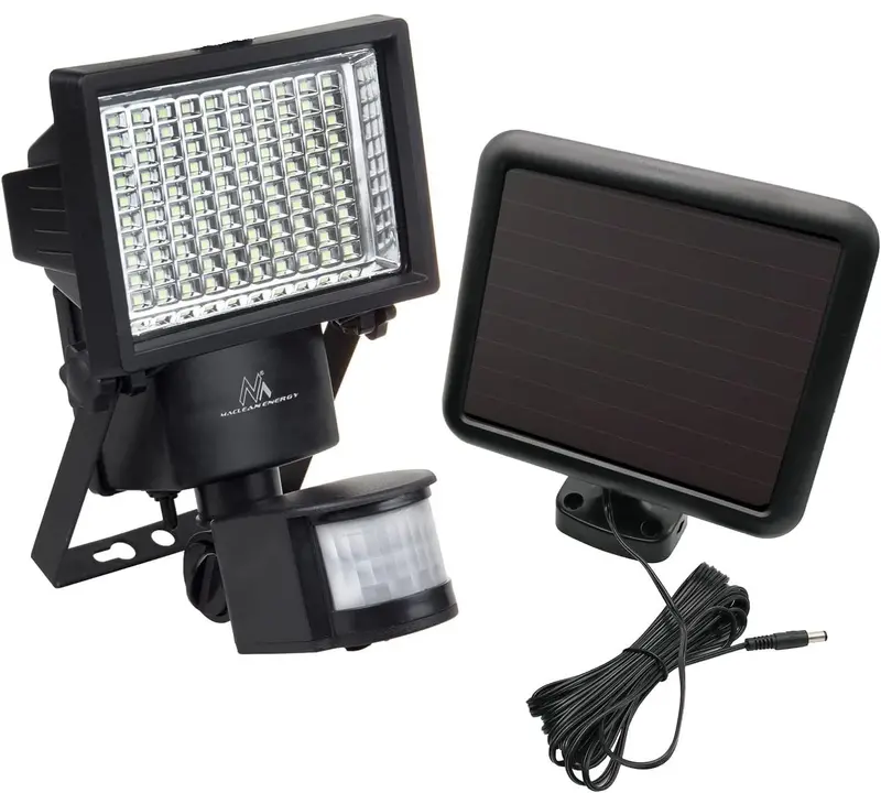 60-LED Solar Flood Light with Motion Detection – High-Lumen Outdoor Security Spotlight for Wide-Area Coverage