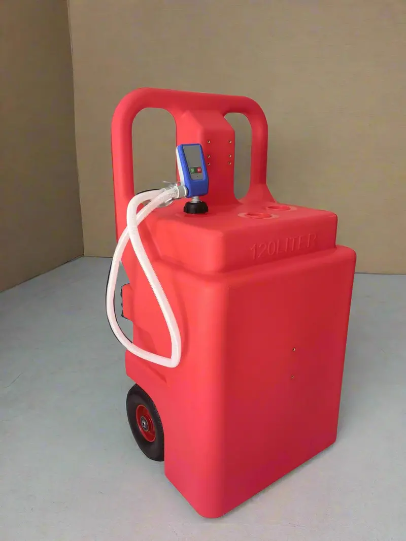 60-Liter Portable Fuel Tank with 10.5 LPM Pump – Dual-Fuel (Gas/Diesel) Ready | S1174