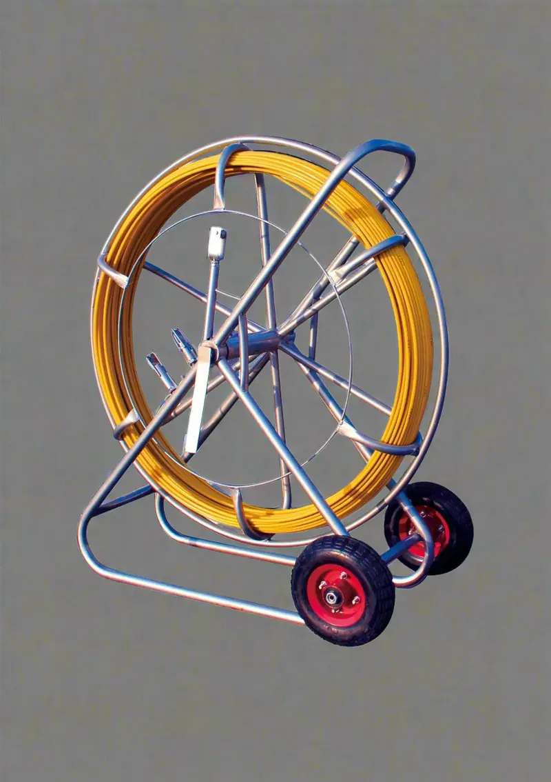 600-Foot Fiberglass Duct Rodder Fish Tape – Rugged Cable Pulling Tool for Electrical & HVAC Installations