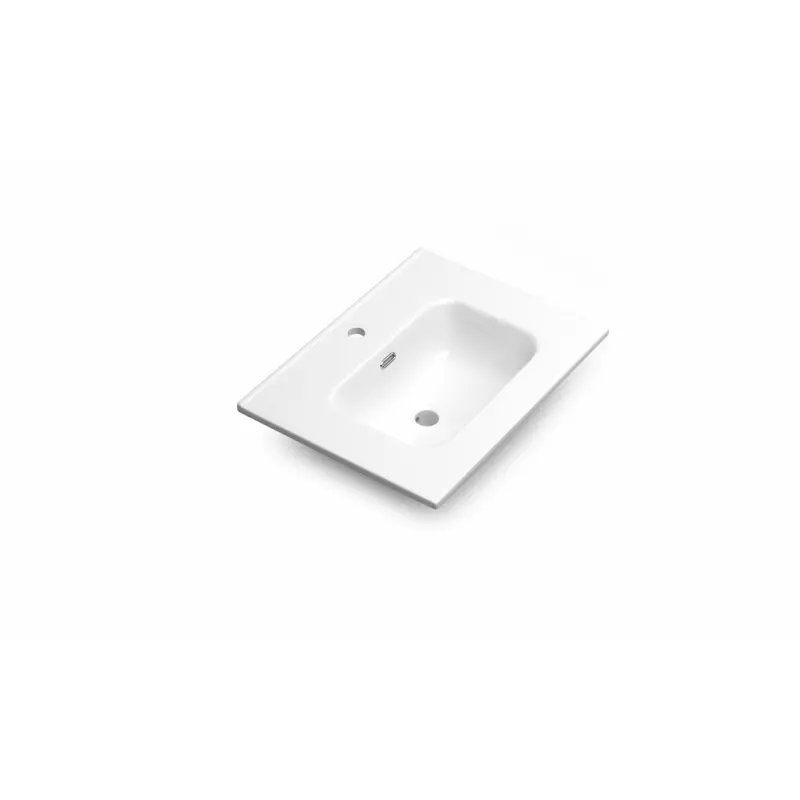 60cm Ceramic Undermount Washbasin with Clean Lines