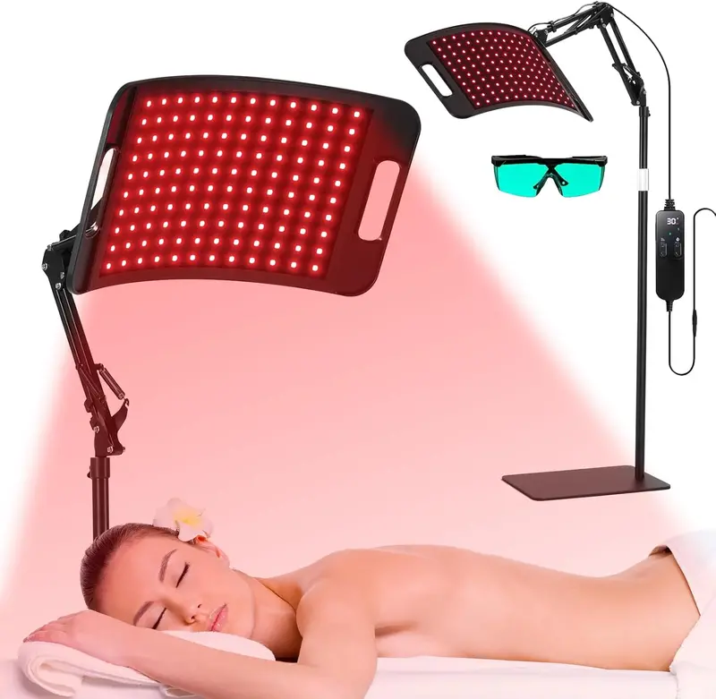 660nm Red Light Therapy Panel – Near-Infrared LED Device for Facial & Full-Body Recovery (RLT660)