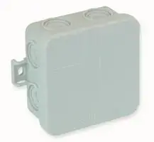 7-Port Junction Box Enclosure – 75×75×37mm IP-Rated Distribution Housing