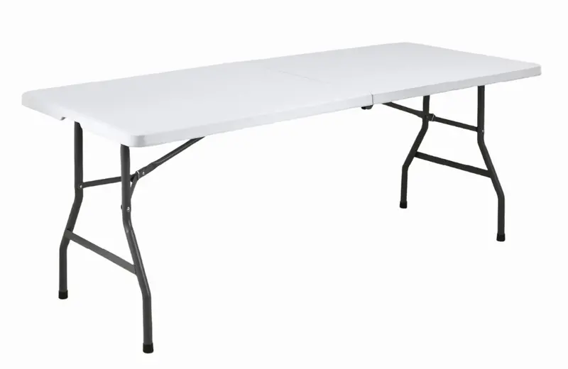 70-Inch Heavy-Duty Folding Plastic Table – Indoor/Outdoor Utility Table with Sturdy Frame (DSZ180A)