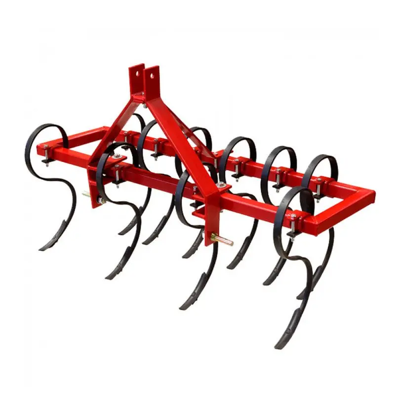 72-Inch 12-Shank S-Tine Field Cultivator with Reversible Points and 6.5-Inch Shank Spacing – Cat I Hitch