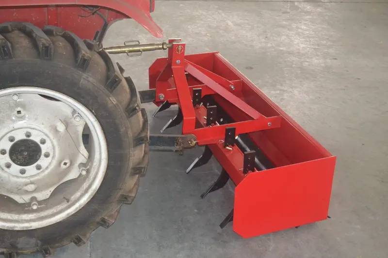 72-Inch Box Blade with Six Adjustable Rippers, Reversible Cutting Edge, and Category 1 Hitch