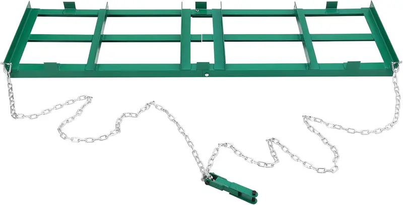 72-Inch Tow-Behind Driveway Drag Harrow — Heavy-Duty Landscape Leveling and Ground Smoothing Tool