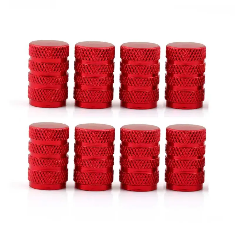 8-Pack Aluminum Tire Valve Stem Caps – Colorful Corrosion-Resistant Caps for Cars, SUVs & Motorcycles