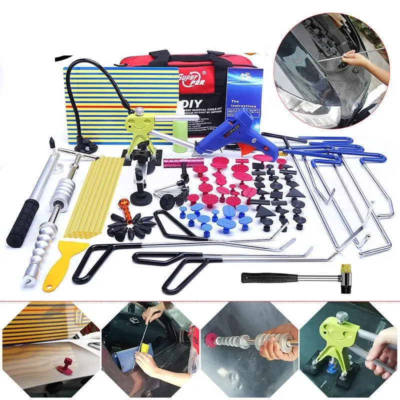85-Piece Paintless Dent Repair Kit for Auto Bodywork – Professional PDR Tools (Model S1086)