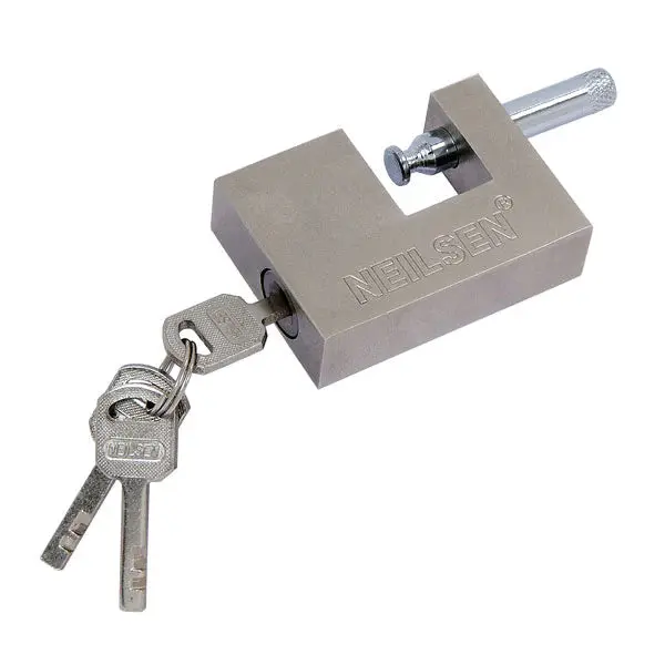90mm Armoured Shutter Padlock – Heavy-Duty Weather-Resistant Lock