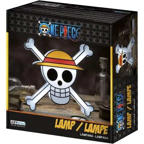ABYstyle One Piece Skull Lamp – 10-Inch Battery-Powered Jolly Roger Night Light
