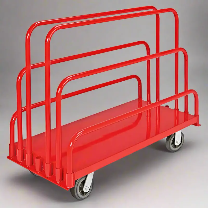 Adjustable Drywall & Panel Transport Cart – 24″ x 48″ Heavy-Duty Loading Truck, 2,000 lb Capacity (SKU TLPT01)