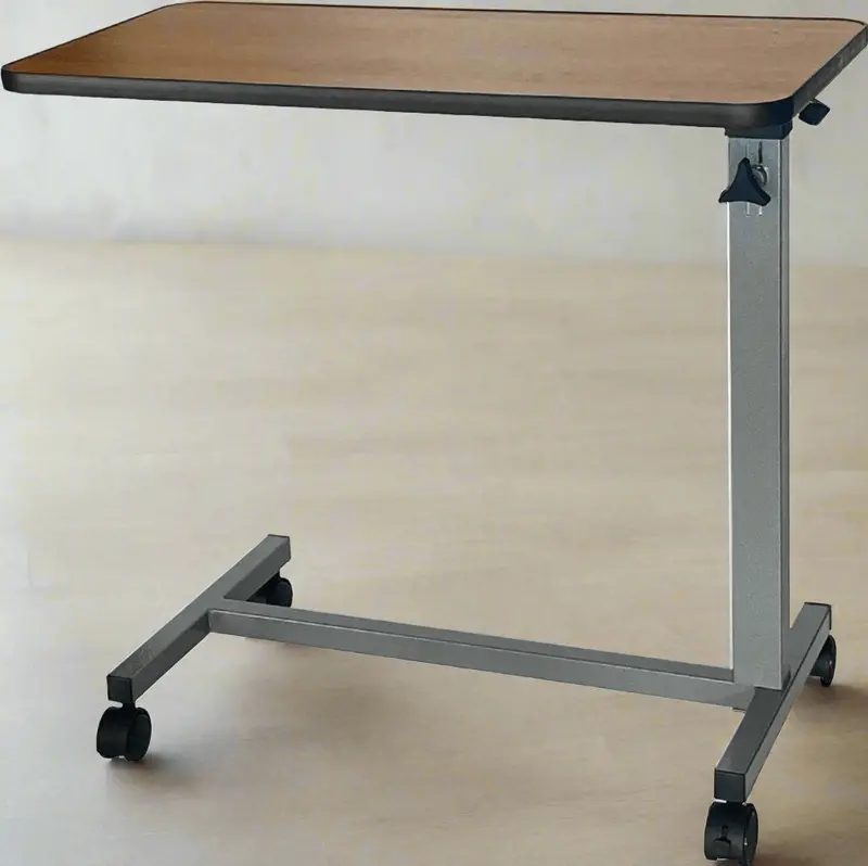 Adjustable Rolling Overbed Table – Wheeled Hospital-Grade Bedside Station for Laptops & Medical Use (SKU: 123534)