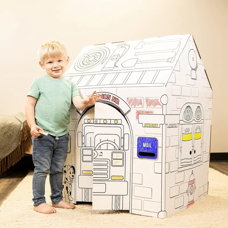 Adventure Playtime Emergency Response Playset – Police & Fire Station Combo