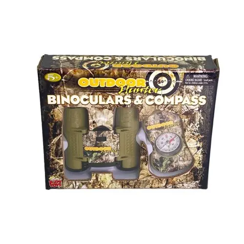 Adventure Scout Outdoor Kit – Binoculars & Compass Set