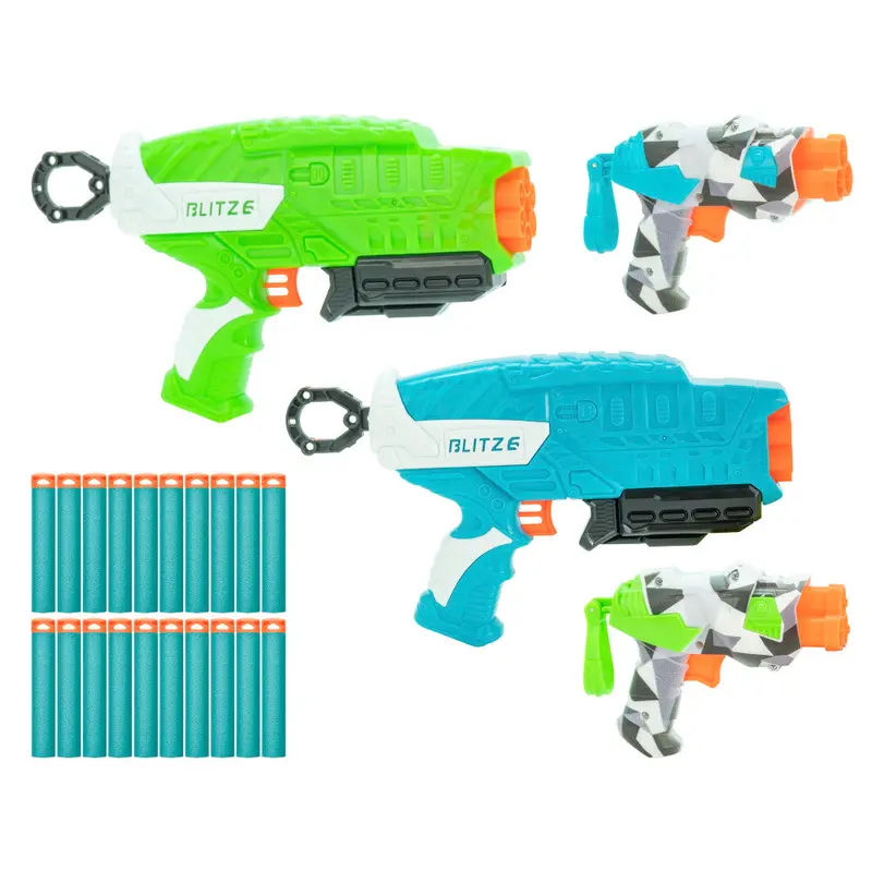 Air Warriors Blitz Fire Combo – Dual Dart Blaster Pack for Kids Ages 6+