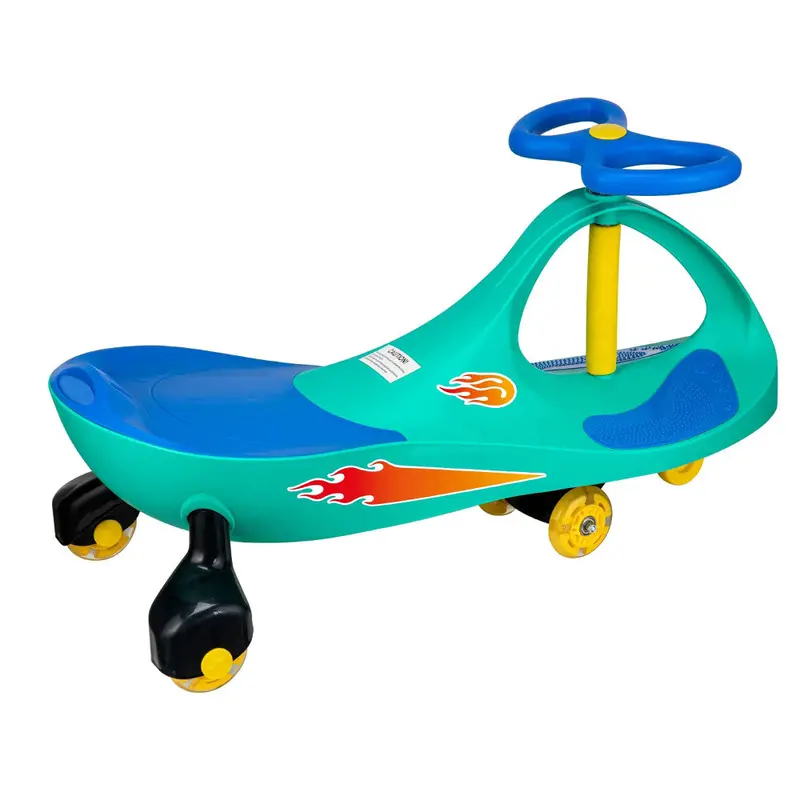 Alex Lightning Glow Rider Ride-On Toy – Teal & Blue Inertia-Powered Scooter