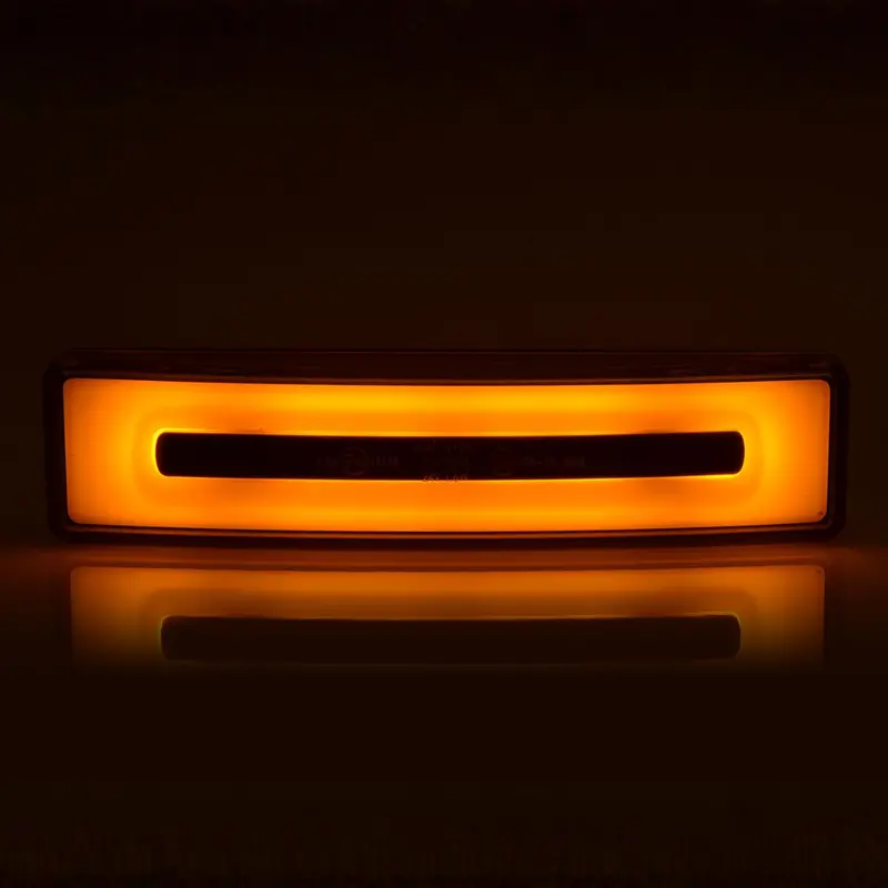 Amber Scania Neon LED Visor Lamp – Plug-and-Play Installation