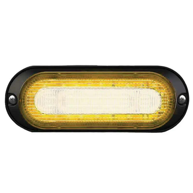 Amber Warning Lamp with Halo Illumination Effect