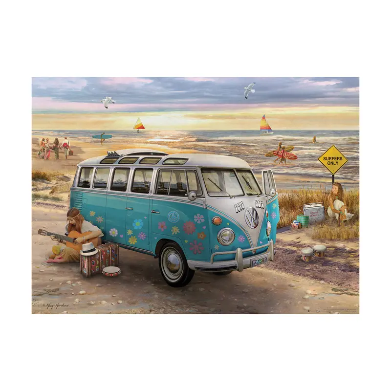 American Classics: Love & Hope VW Bus Puzzle – 1000 Pieces
