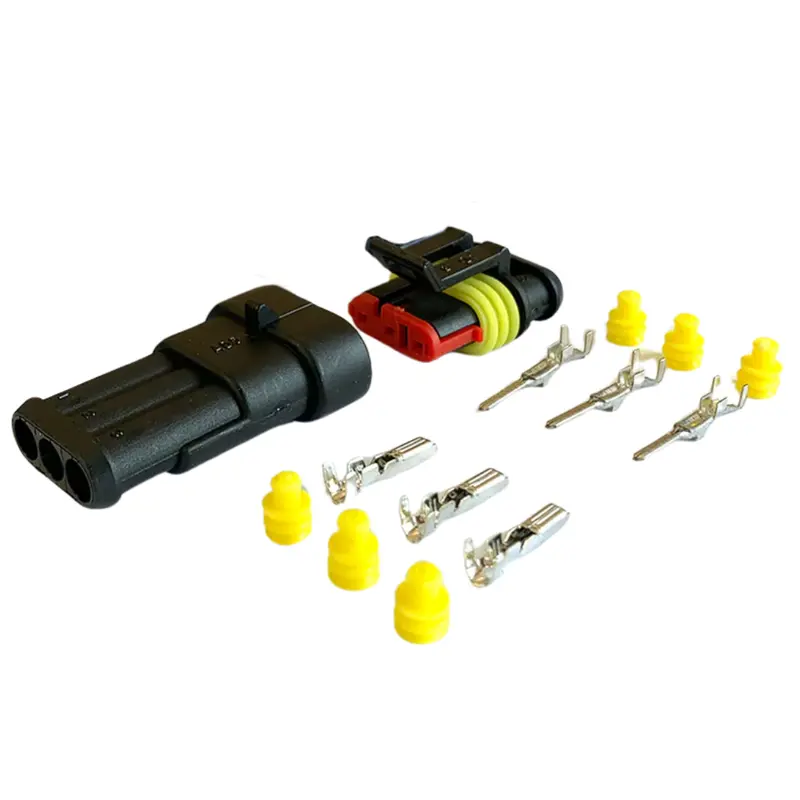 AMP Superseal 1.5 Series 3-Pin Sealed Connector Kit