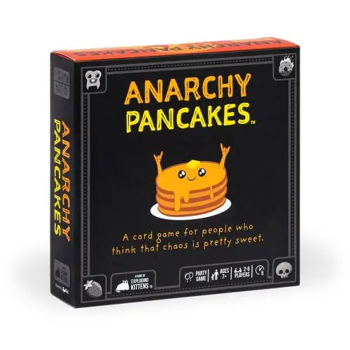 Anarchy Pancakes Card Game – Fast-Paced, Chaotic Family Party Game