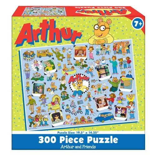 Arthur Character Collage Puzzle – 300-Piece Kids’ Jigsaw