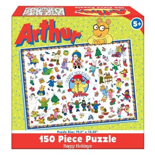 Arthur Happy Holidays Jigsaw Puzzle – 150-Piece Winter-Themed Challenge