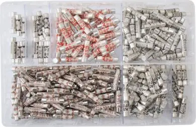 Assorted Domestic Cartridge Fuses – Standard Household Replacement Set