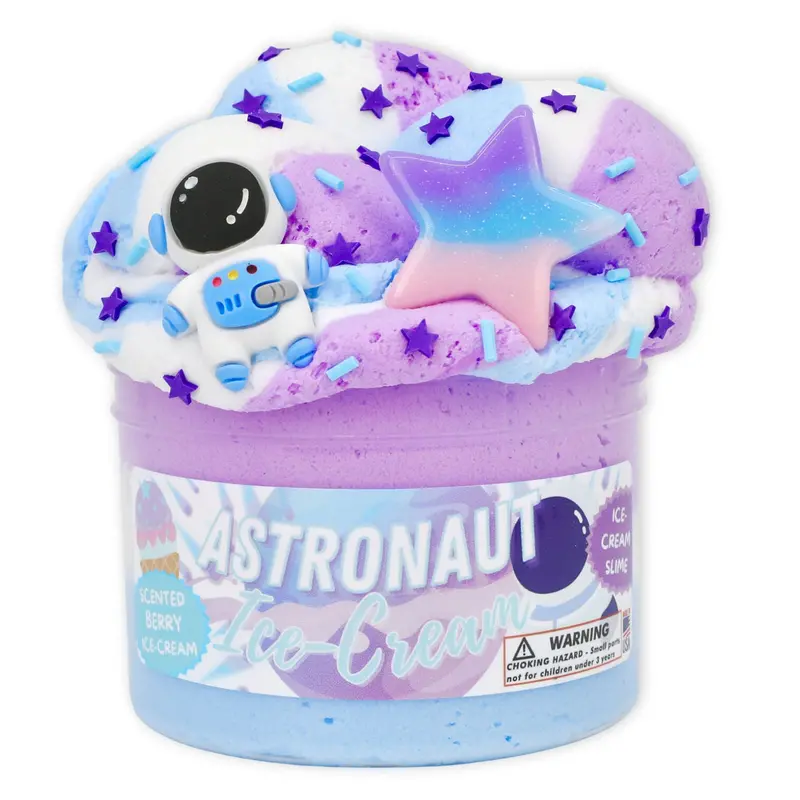 Astronaut Ice Cream Slime – Galactic-Themed Sensory Toy with Swirl Effects