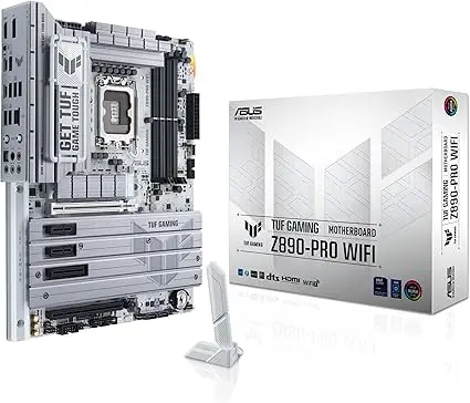ASUS TUF Gaming Z890-PRO WiFi Motherboard – ATX LGA1851, DDR5, PCIe 5.0, Thunderbolt 4 & Wi-Fi 7
