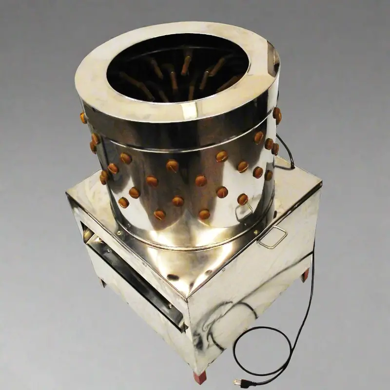 Automatic Stainless Steel Chicken Plucker – 1500W Feather Removal Machine (PM60/PM80)