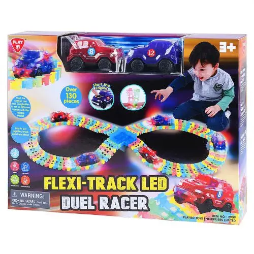 B/O Flexi Track Duel Racer – Adjustable Dual-Lane Racing Set with Flexible Tracks