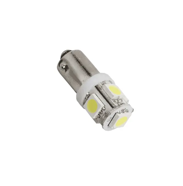 BA9 Base 12V LED Car Bulbs – 5-Pack Replacing T4W/233 Lamps
